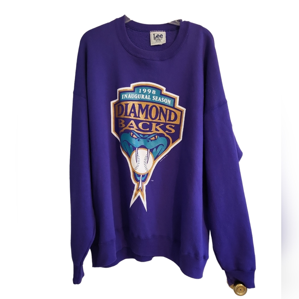 VINTAGE- Arizona Diamondback Baseball Sweatshirt: 1998 Inaggual Seanson GUCXXL